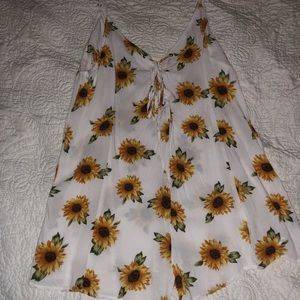 Sunflower romper